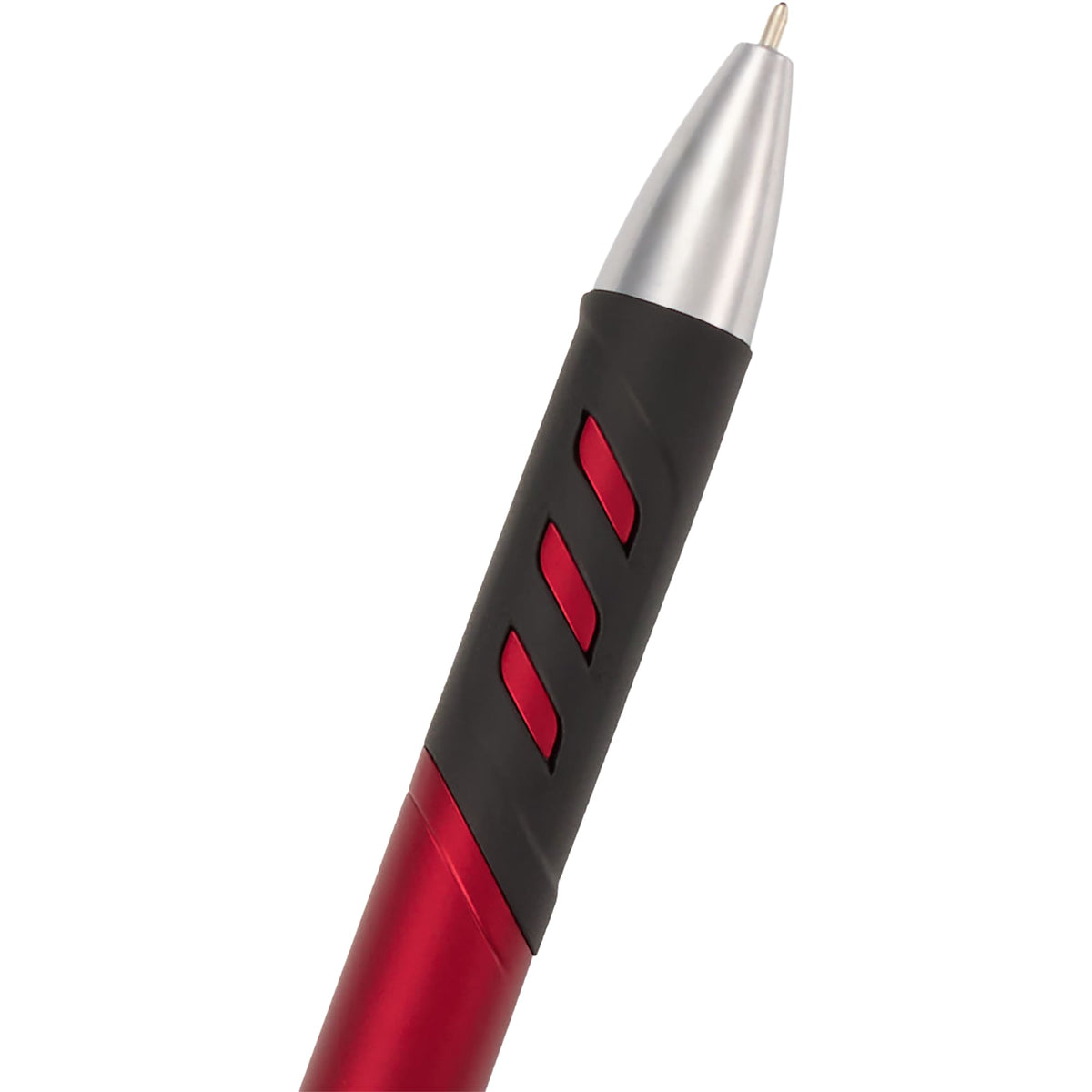 Scripto Revel Metallic Click Gel Pen with Stylus Full Color - Red - Detail 2