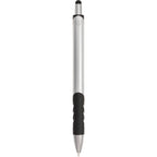Scripto Revel Metallic Click Gel Pen with Stylus Full Color - Silver - Back