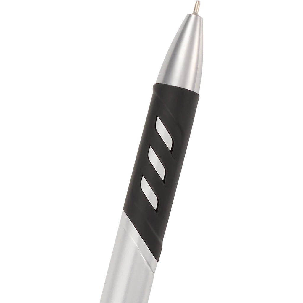 Scripto Revel Metallic Click Gel Pen with Stylus Full Color - Silver - Detail 2