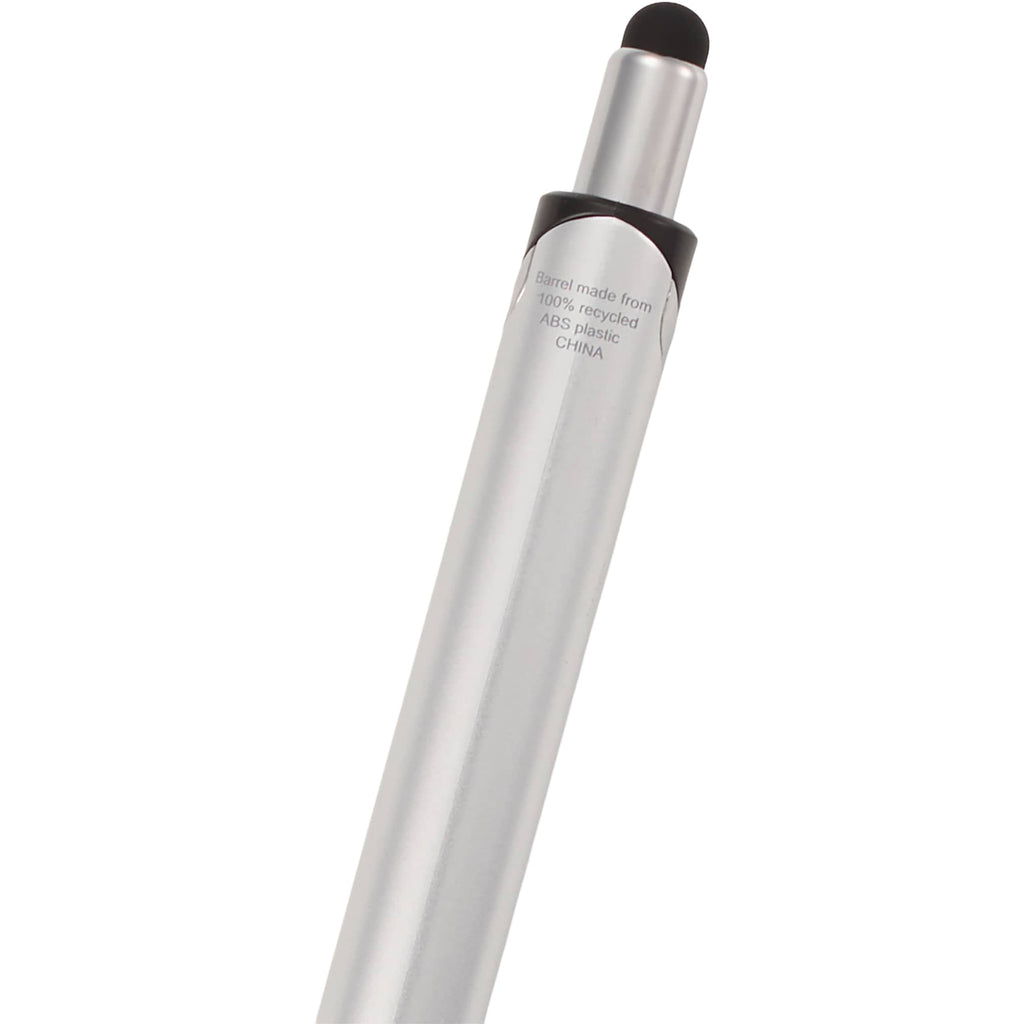 Scripto Revel Metallic Click Gel Pen with Stylus Full Color - Silver - Detail 3