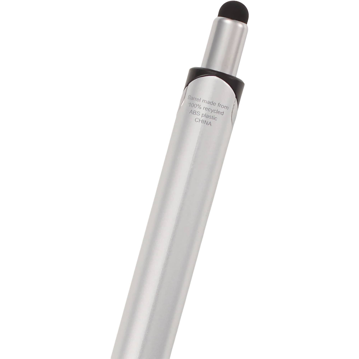 Scripto Revel Metallic Click Gel Pen with Stylus Full Color - Silver - Detail 3