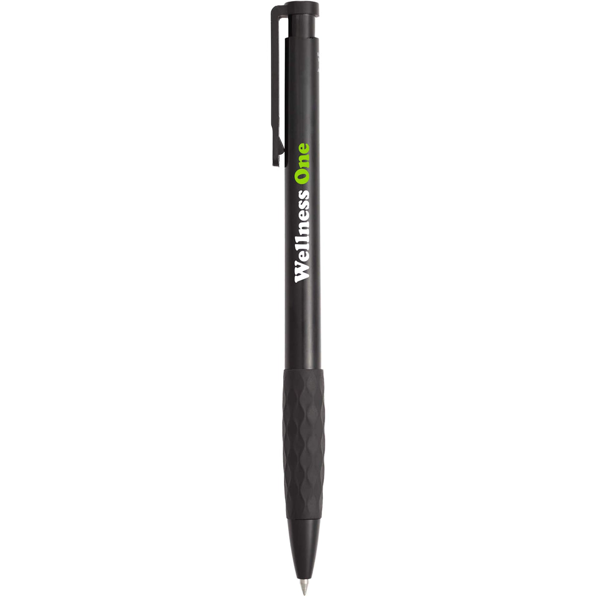 Scripto Stack Gel Pen with Diamond Grip - Black - Front