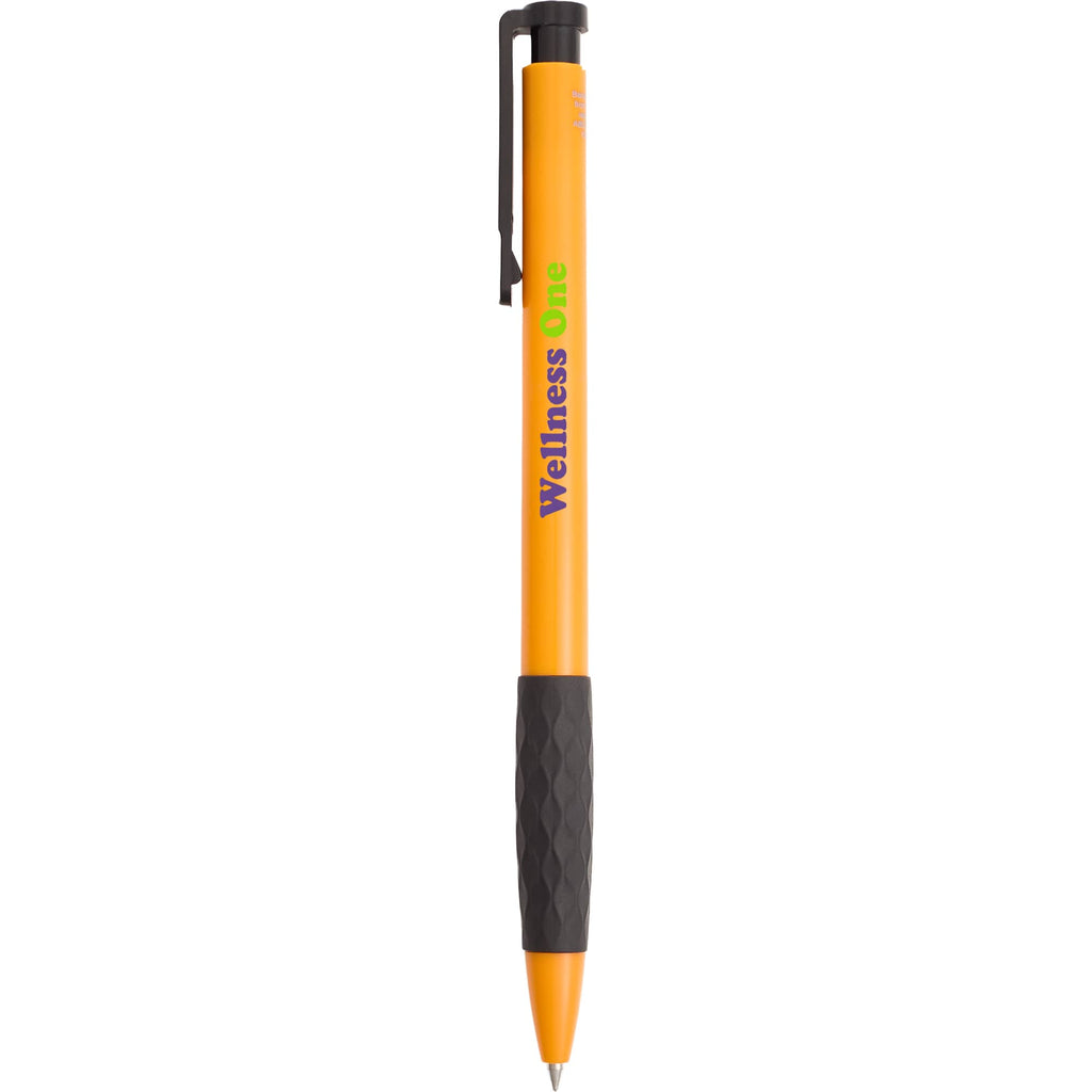 Scripto Stack Gel Pen with Diamond Grip - Orange - Front