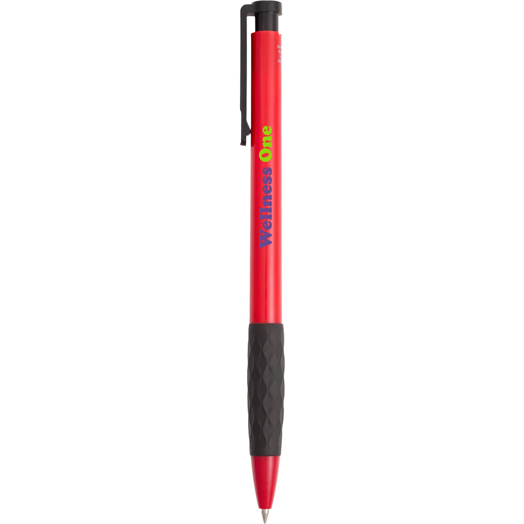 Scripto Stack Gel Pen with Diamond Grip - Red - Front