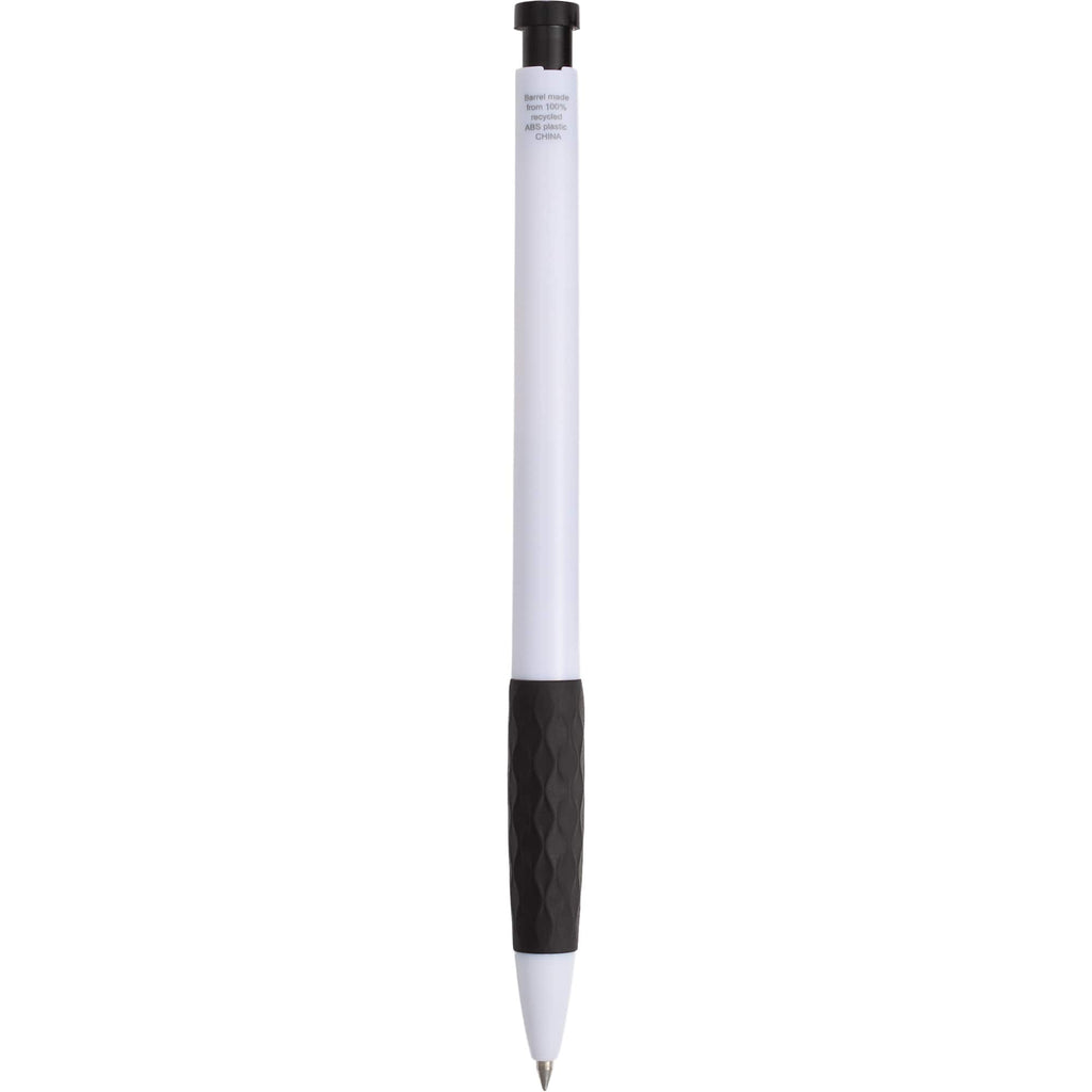 Scripto Stack Gel Pen with Diamond Grip - White - Back