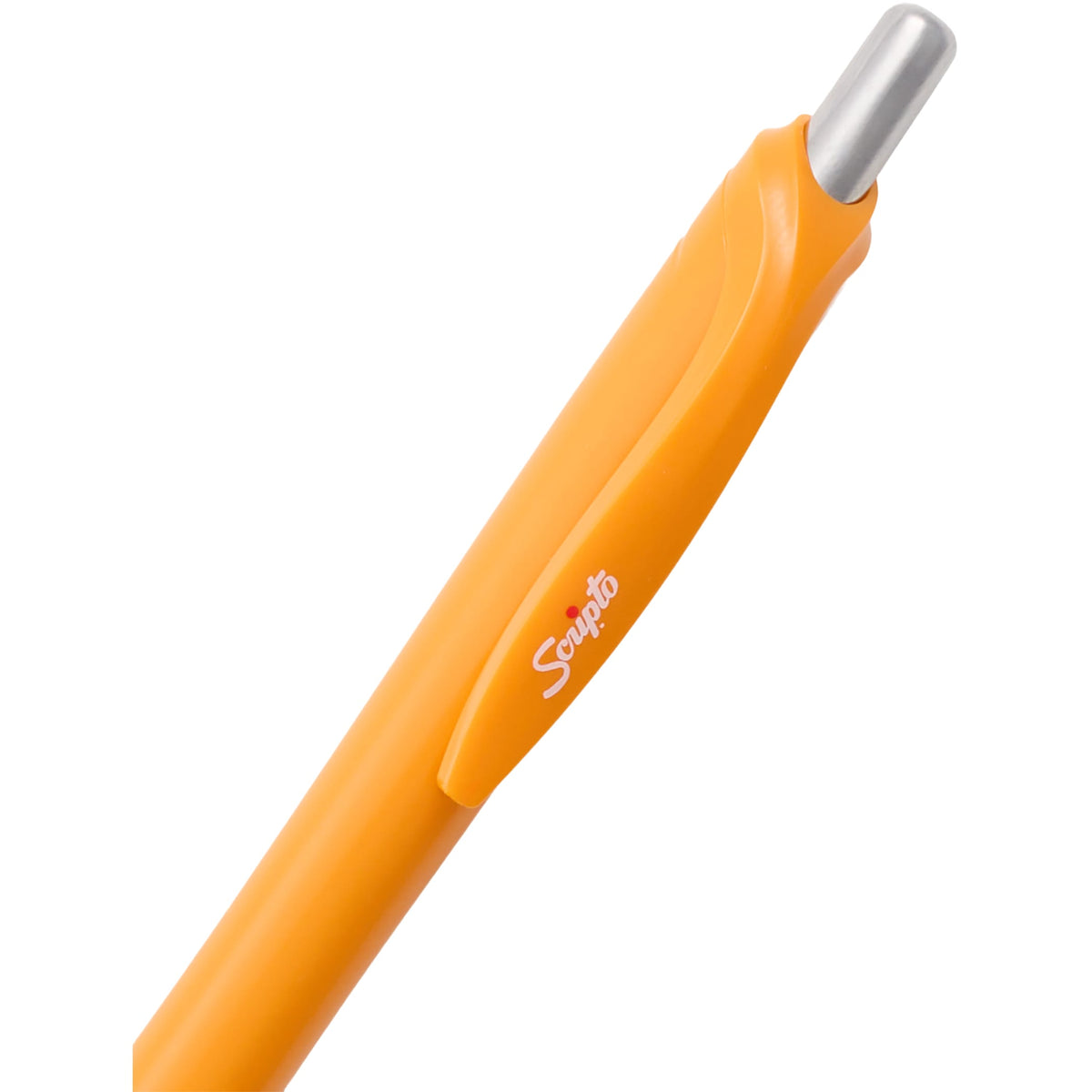 Scripto Tidal Gel Pen with Wave Grip Full Color - Orange - Detail