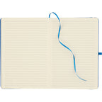 Scripto Tidal Quilted Recycled Notebook, 5.5 x 8.5 Inches Transfer - Blue - Open