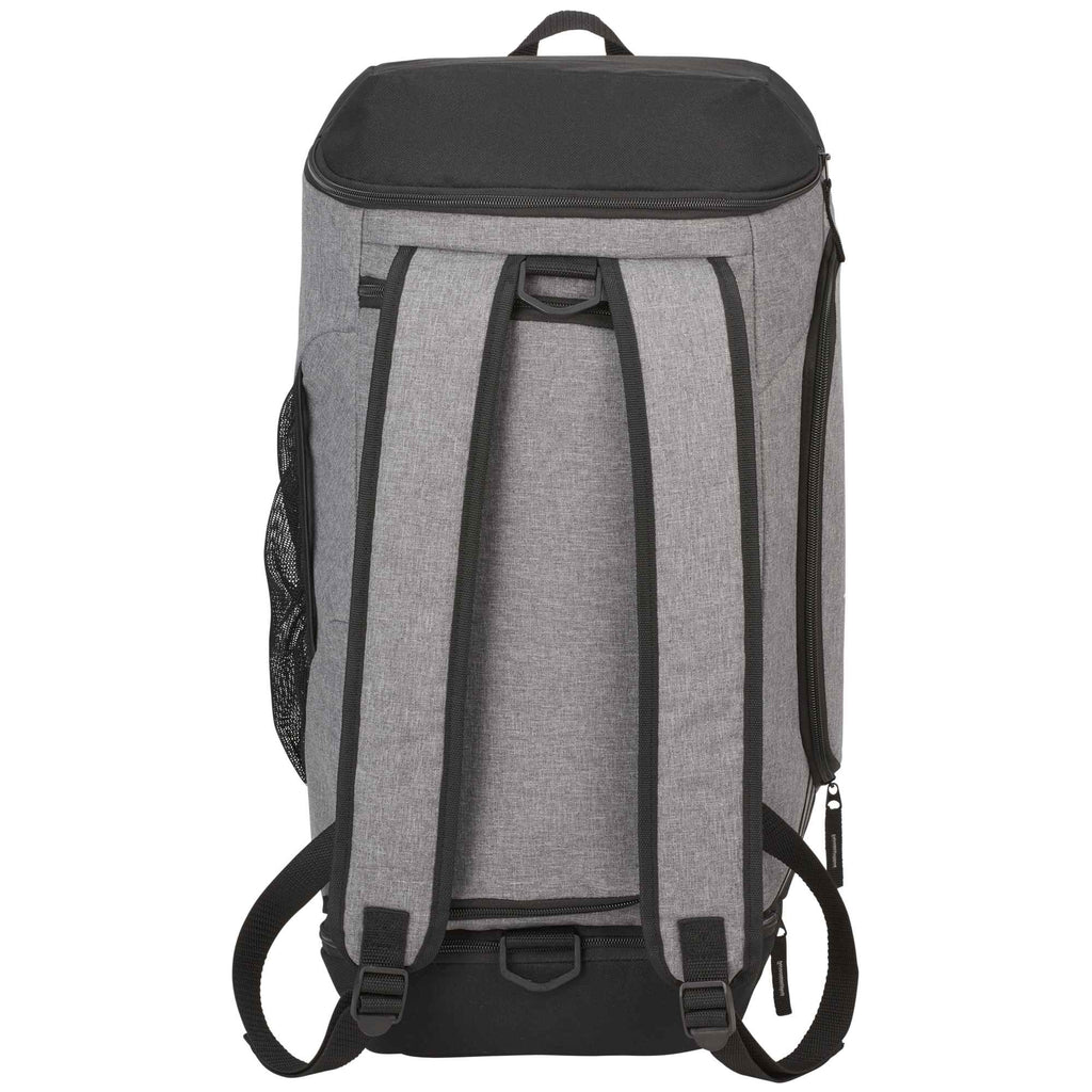 Sebring Convertible Duffel Backpack in Graphite Transfer - Graphite - Back