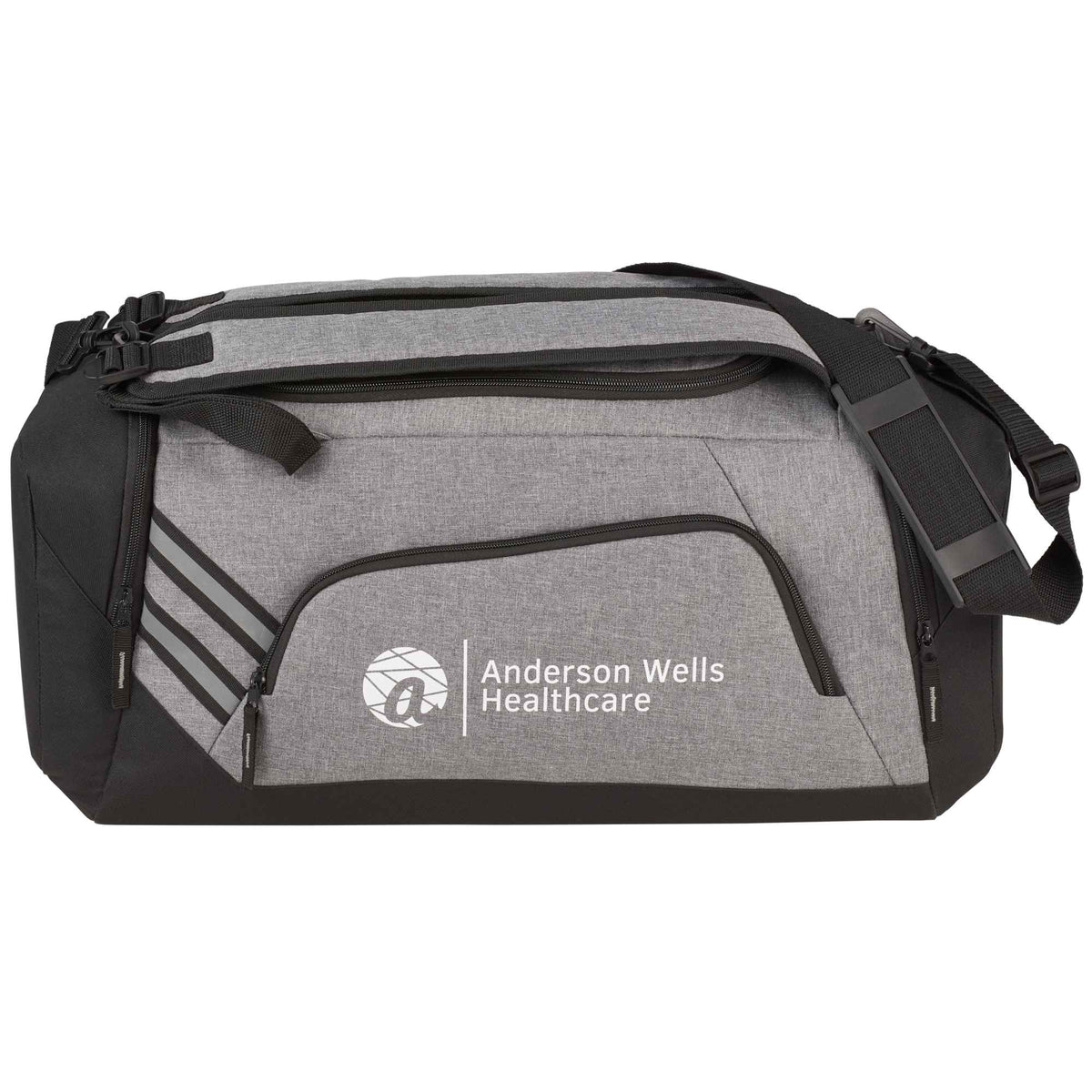 Sebring Convertible Duffel Backpack in Graphite Transfer - Graphite - Front