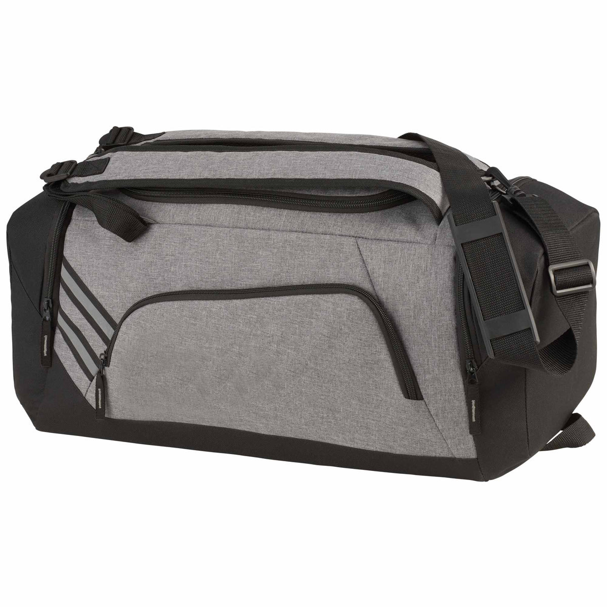 Sebring Convertible Duffel Backpack in Graphite Transfer - Graphite - Left Angle 2
