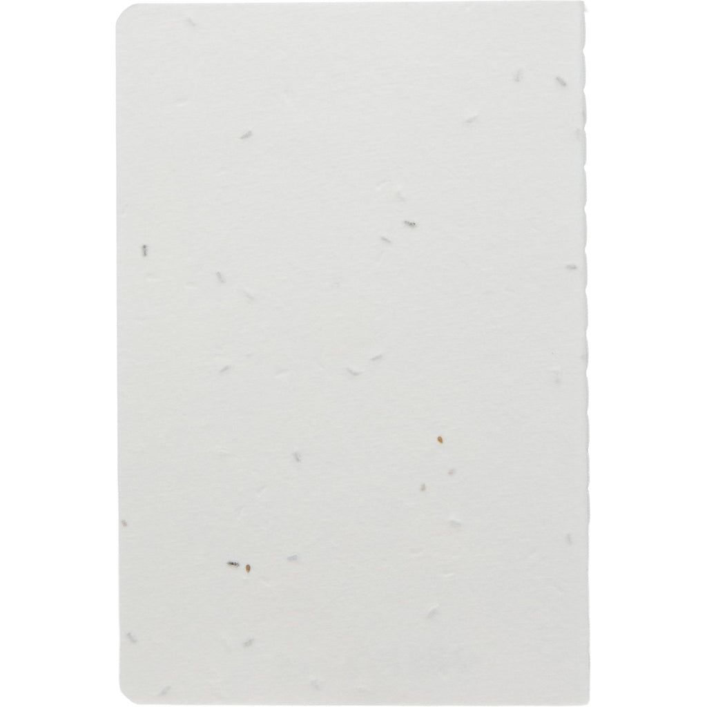 Seed Paper Notebook, 4 x 6 Inches - Beige - Back