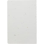 Seed Paper Notebook, 4 x 6 Inches - Beige - Back