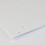 Seed Paper Notebook, 4 x 6 Inches - Beige - Detail