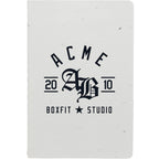 Seed Paper Notebook, 4 x 6 Inches - Beige - Front