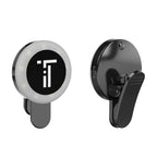 Selfie Light That Clips On Full Color - Black - Pad Print