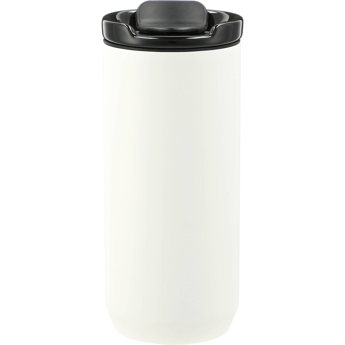 Seneca Tumbler with Ceramic Lid and Lining, 16 oz Full Color - White - Back