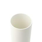 Seneca Tumbler with Ceramic Lid and Lining, 16 oz Full Color - White - Left Angle 3