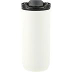 Seneca Tumbler with Ceramic Lid and Lining, 16 oz - White - Back