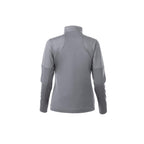Senger Performance Knit Full Zip Jacket with Thumb Holes for Women Transfer - Steel Grey - Back Flat