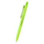 Serena Sleek Write Pen in Recycled ABS - Lime Green - Silk Screen
