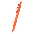 Serena Sleek Write Pen in Recycled ABS - Orange - Silk Screen