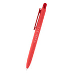 Serena Sleek Write Pen in Recycled ABS - Red - Silk Screen