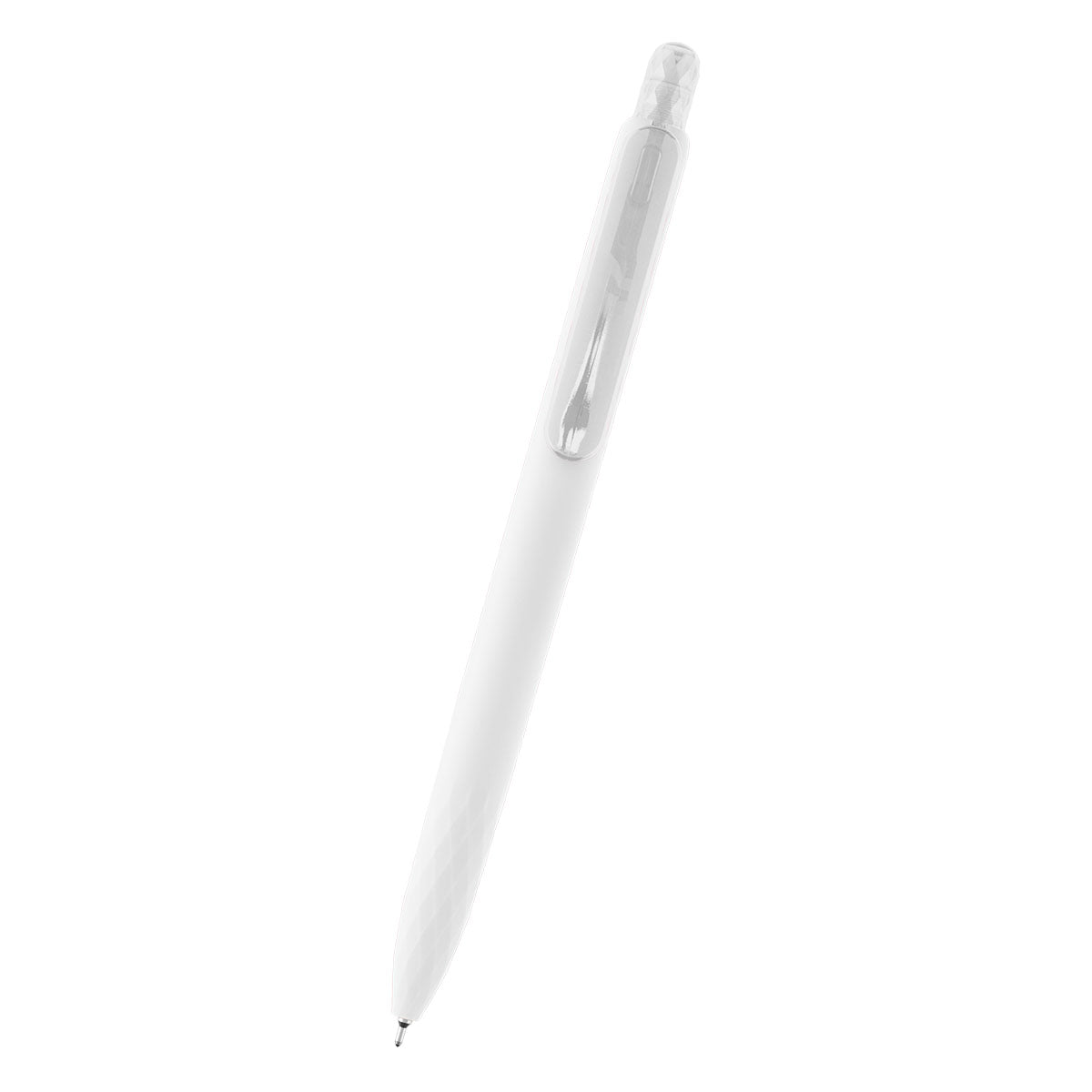 Serena Sleek Write Pen in Recycled ABS - White - Front