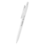 Serena Sleek Write Pen in Recycled ABS - White - Silk Screen