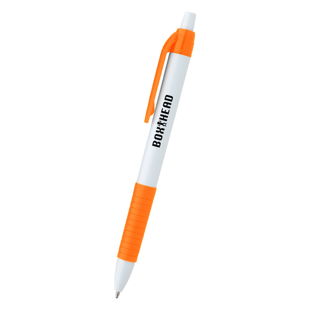 Serrano Pen with Your Logo - Orange - Silk Screen