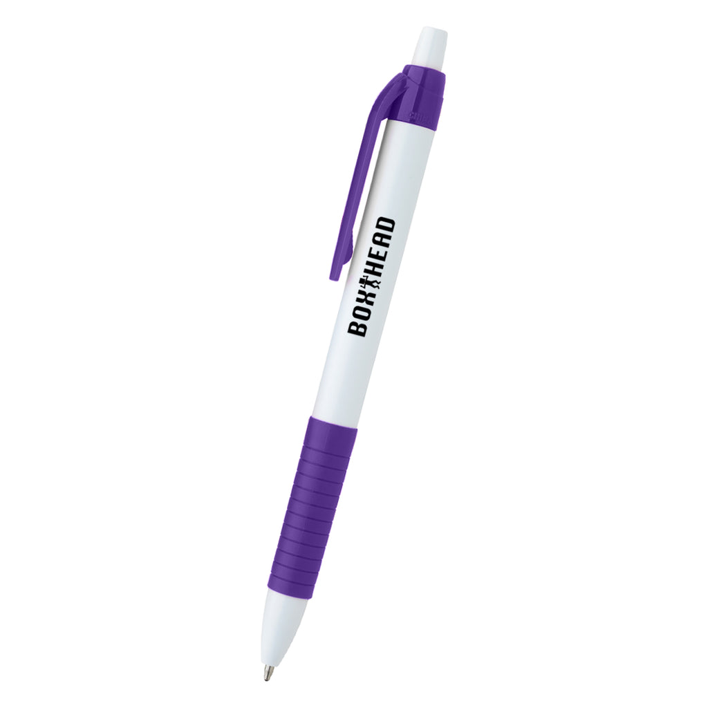 Serrano Pen with Your Logo - Purple - Silk Screen