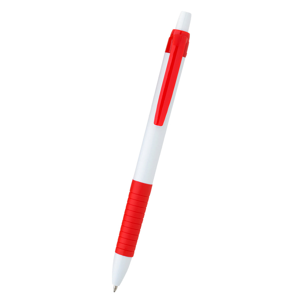 Serrano Pen with Your Logo - Red Trim - Blank