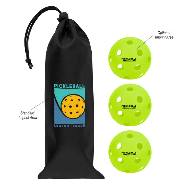 Set of Indoor Pickleballs