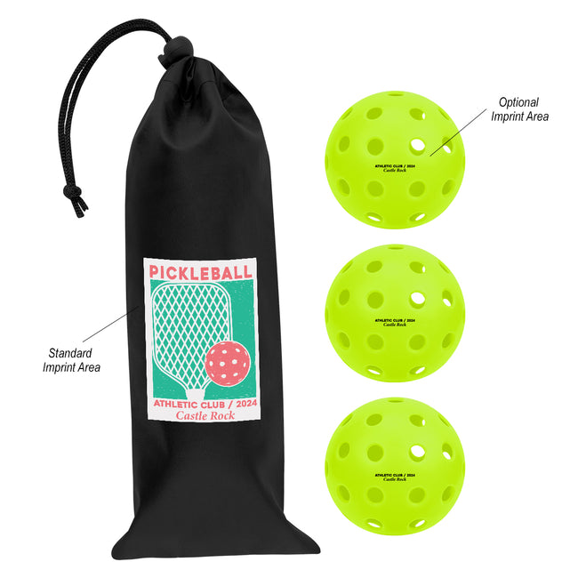 Set of Outdoor Pickleballs