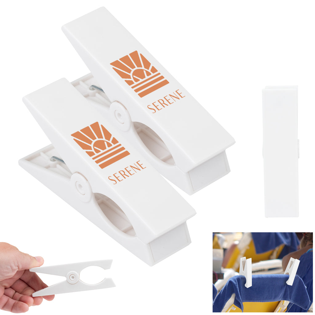 Set of Towel Chair Clips - Silk Screen