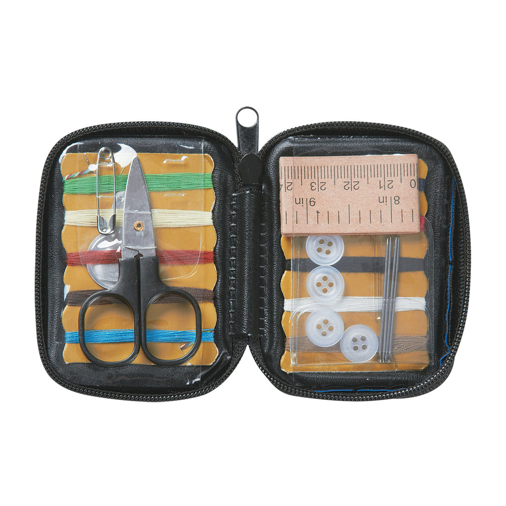 Sew Handy Sewing Kit, Deluxe - Royal Blue - Open