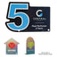 Shaped Acrylic Award, Up to 10 Square Inches