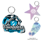 Shaped Acrylic Key Tag, Up to 6 Square Inches