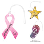 Shaped Acrylic Luggage Tag, Up to 9 Square Inches