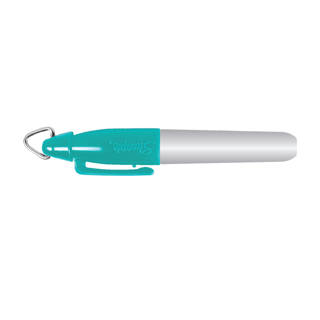 Sharpie Mini Permanent Marker with Cap Clip - Aqua - View 2
