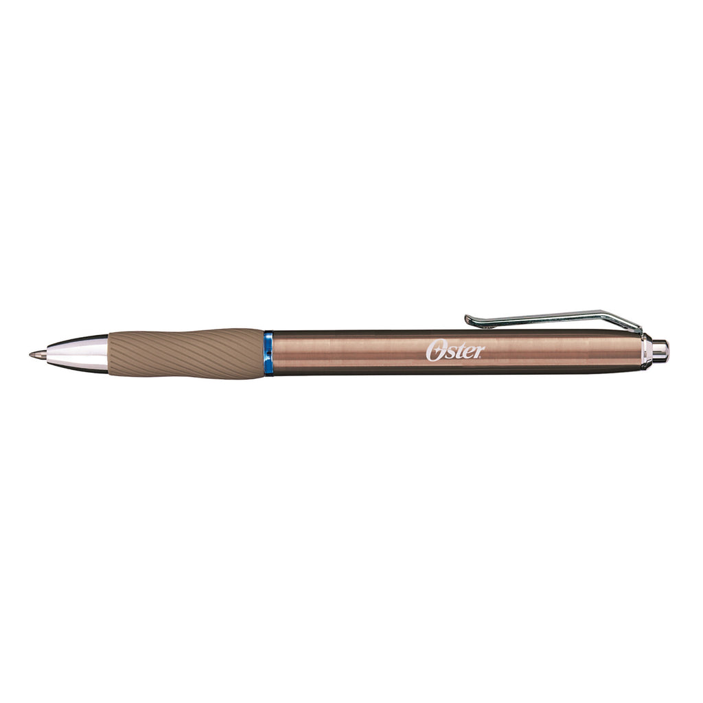 Sharpie S-Gel Metal Pen, Champagne Barrel Laser Engraving - Royal Blue - View 1