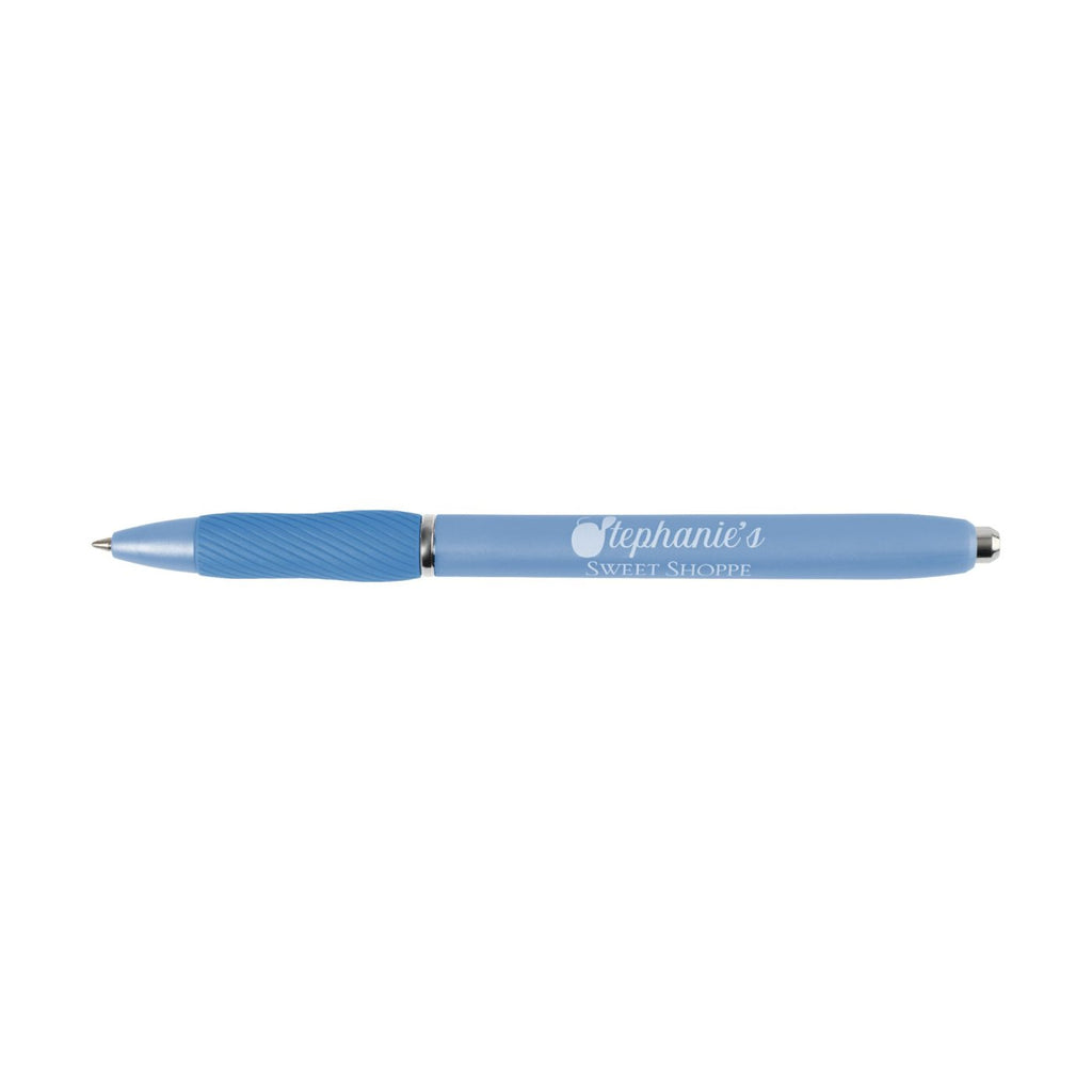 Sharpie S-Gel Pen, Frosted Blue Barrel - Black - View 1