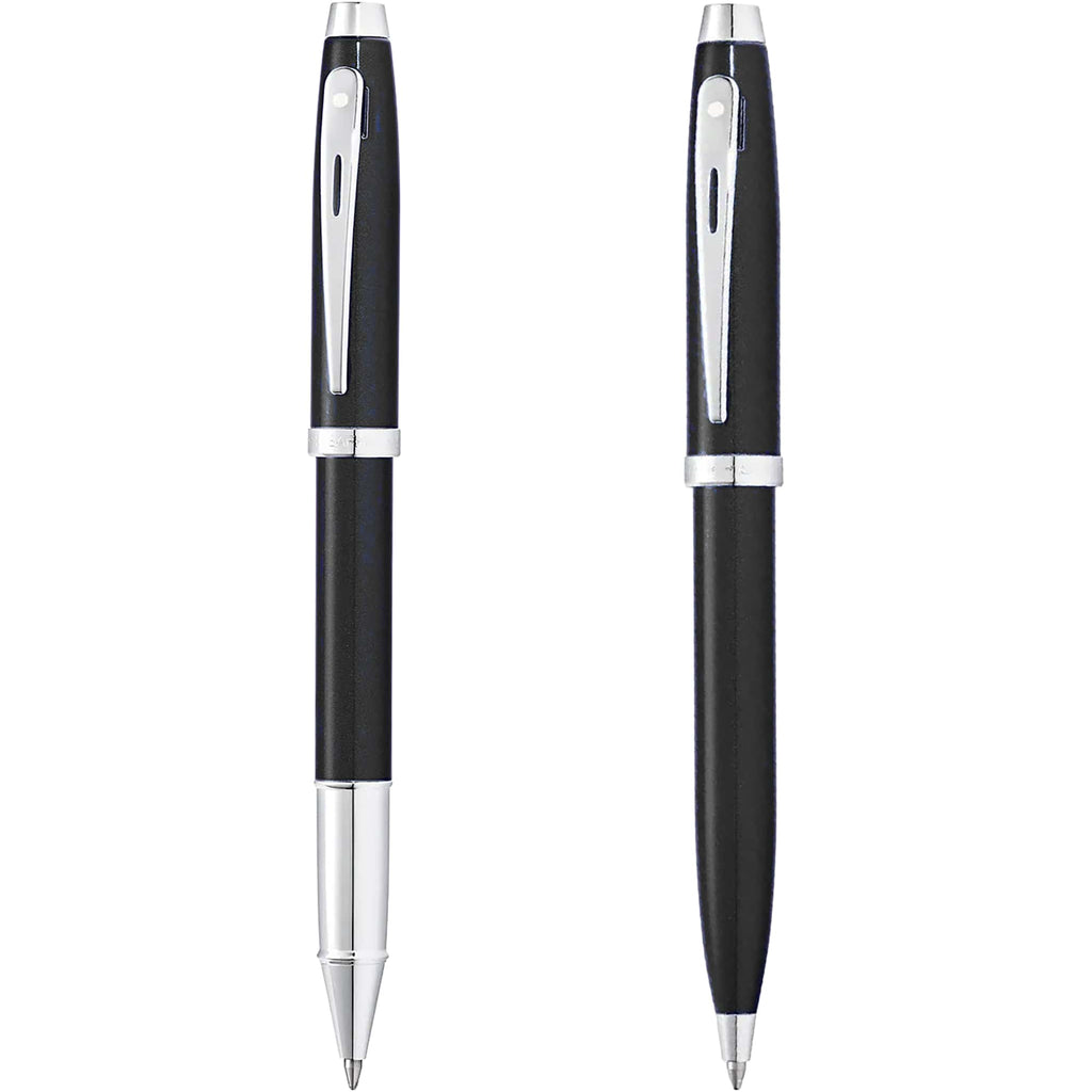 Sheaffer 100 Ballpoint and Rollerball Pen Gift Set Laser Engraving - Black - Photo 4
