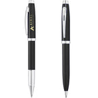 Sheaffer 100 Ballpoint and Rollerball Pen Gift Set Laser Engraving - Black - Photo
