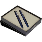 Sheaffer 100 Ballpoint and Rollerball Pen Gift Set Laser Engraving - Blue - Packaging