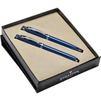 Sheaffer 100 Ballpoint and Rollerball Pen Gift Set Laser Engraving - Blue - Photo 3
