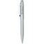 Sheaffer 100 Ballpoint Pen, Brushed Chrome Laser Engraving - Silver - Front