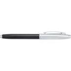 Sheaffer 100 Rollerball Pen in Glossy Black and Chrome Laser Engraving - Black - Front 2