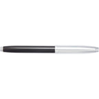Sheaffer 100 Rollerball Pen in Glossy Black and Chrome Laser Engraving - Black - Top