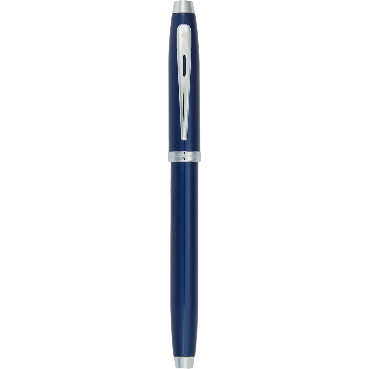 Sheaffer 100 Rollerball Pen in Glossy Lacquer - Blue - Clip 2