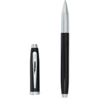 Sheaffer 100 Rollerball Pen in Glossy Lacquer Laser Engraving - Black - Clip